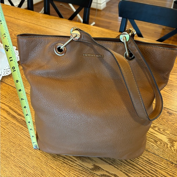 Michael Kors Tan Leather Tote - Picture 7 of 10